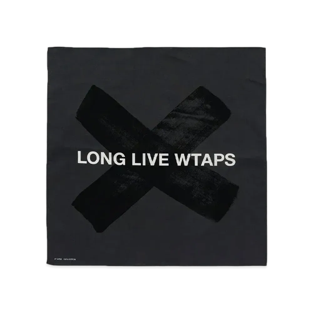 WTAPS Bandaria / Bandana / Cotton. LLW "Black"