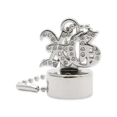 X-Girl Women's Lip Holder Key Charm "Silver"