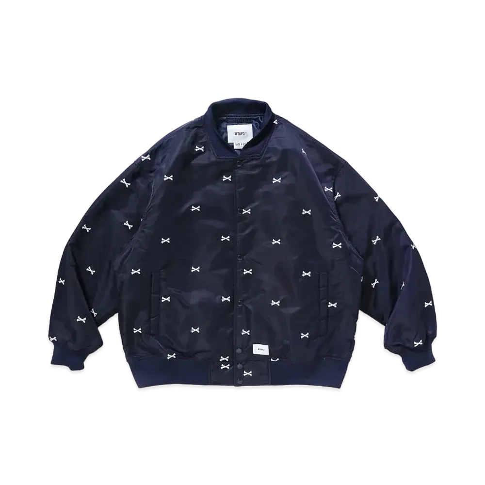 WTAPS Team / Jacket / Nylon. Twill. Textile "Navy"