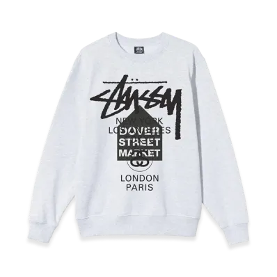 Stussy DSM World Tour Crew 2021 "Ash Heather"