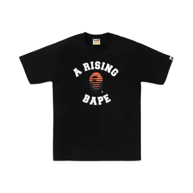 A BATHING APE A Rising Bape Tee "Black"