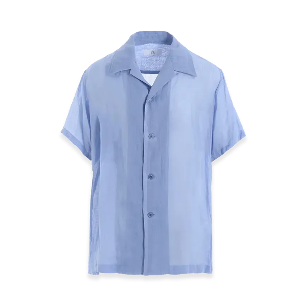 Y's Ramie Lawn Shirt "Light Blue"