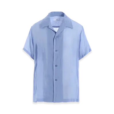 Y's Ramie Lawn Shirt "Light Blue"