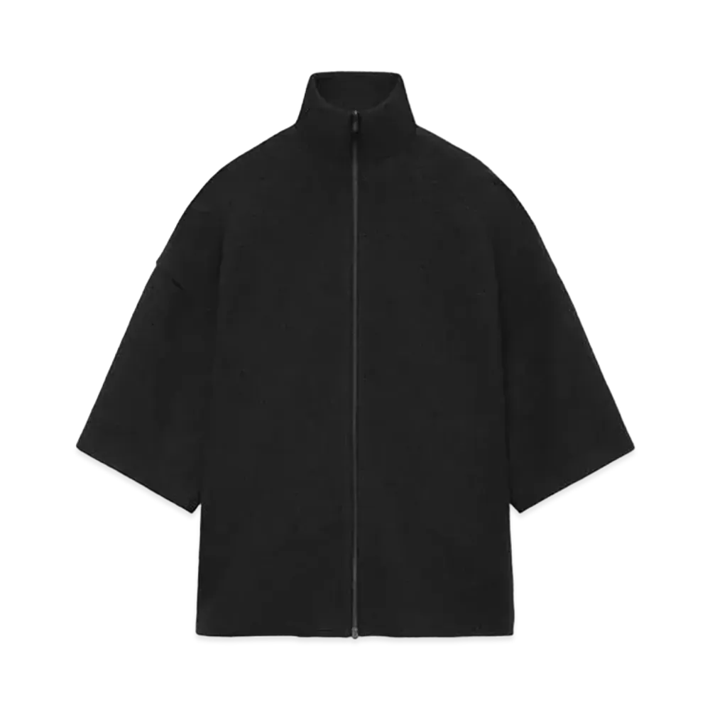 FEAR OF GOD Boiled Wool Short Sleeve Jacket "Black"