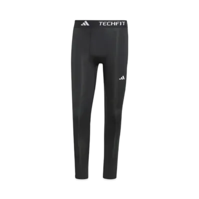 adidas Tech Fit Compression Training Three Stripes Long Leggings "Black"