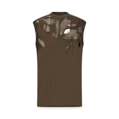 Rick Owens DRKSHDW Tarp Tank Top "Brown"