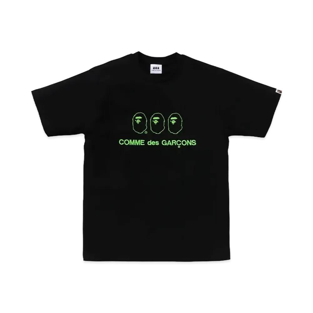 A BATHING APE x CDG Osaka Tee #1 "Black"
