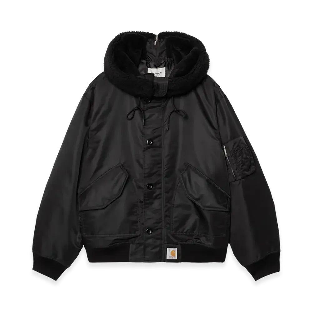 Carhartt WIP Hooded Oltera Bomber "Black/Black"