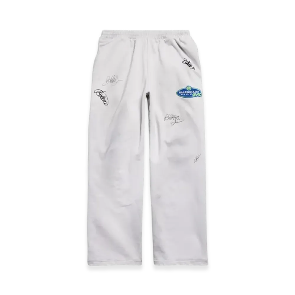 BALENCIAGA Banana Baggy Pants "Dirty Effect White"