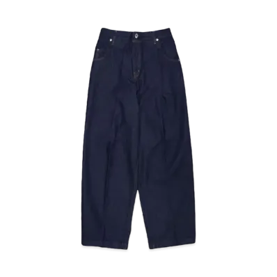 NEONSIGN Wide denim slacks "One wash" "INDIGO OW"