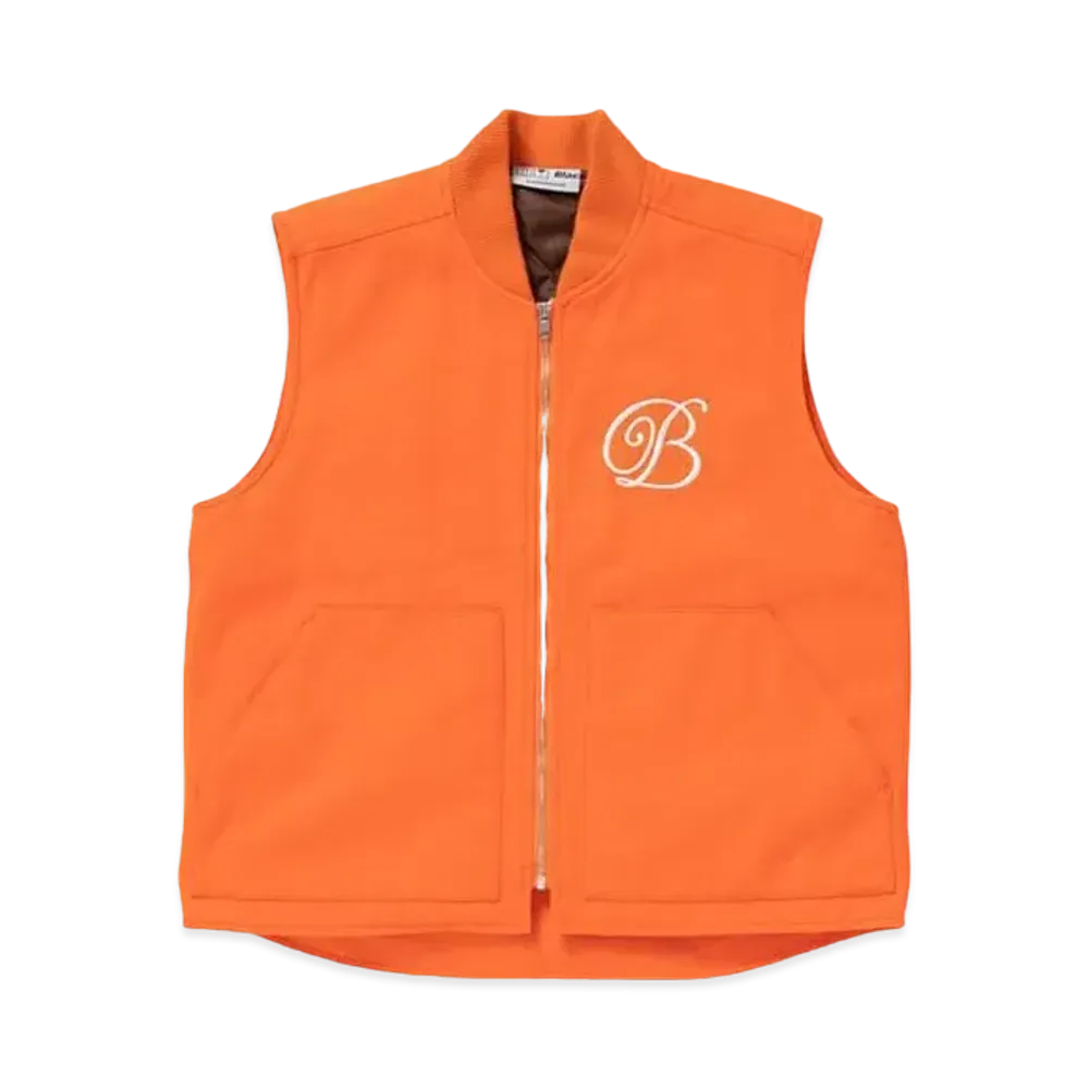 BlackEyePatch B EMBLEM DUCK VEST "Orange"