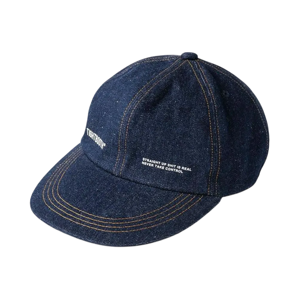 TIGHTBOOTH Label Logo Denim 6 Panel "Indigo"