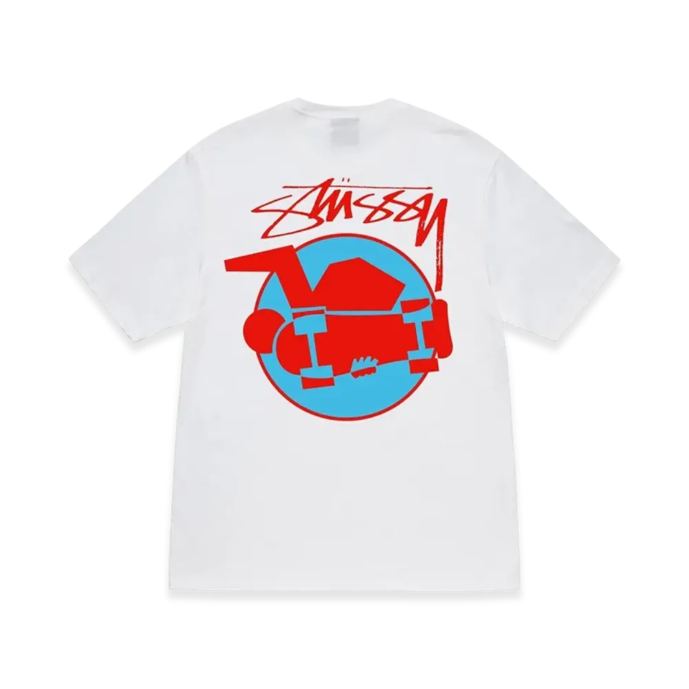 Stussy Skateman Tee "White"
