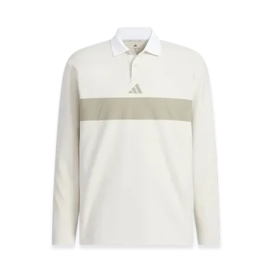 adidas Golf Long-Sleeve Polo Shirt "Alumina"