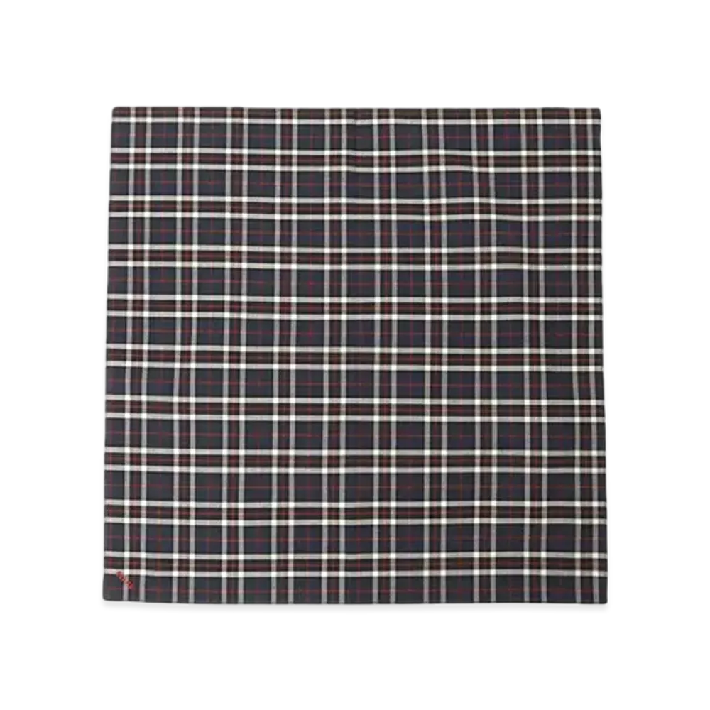 BEAMS Tartan Check Handkerchief "Navy"