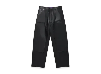 BlackEyePatch Faux Leather Extra Baggy Double Knee Pants "Black"