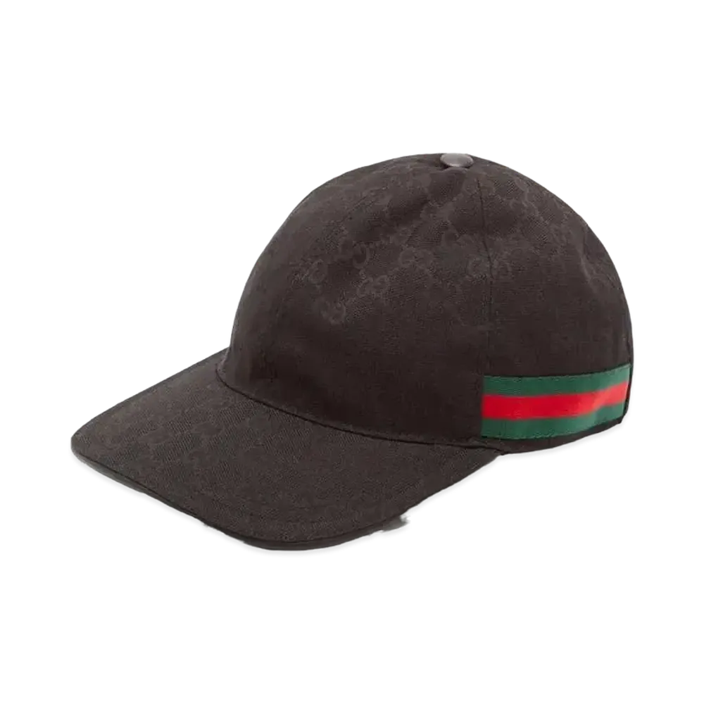GUCCI Original GG Canvas Baseball Cap "Black"