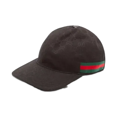GUCCI Original GG Canvas Baseball Cap "Black"