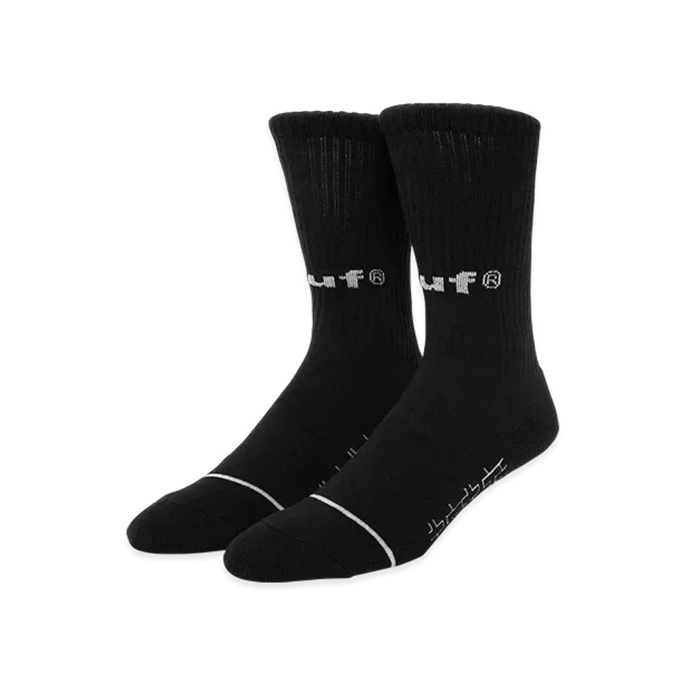 HUF Eightynine Crew Socks "Black"