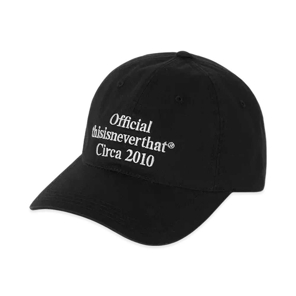 thisisneverthat Times Cap "Black"