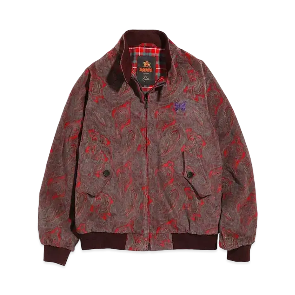 Needles X BARACUTA - G9 - C/PU 8W CORDUROY / PAISLEY PT. "Red"