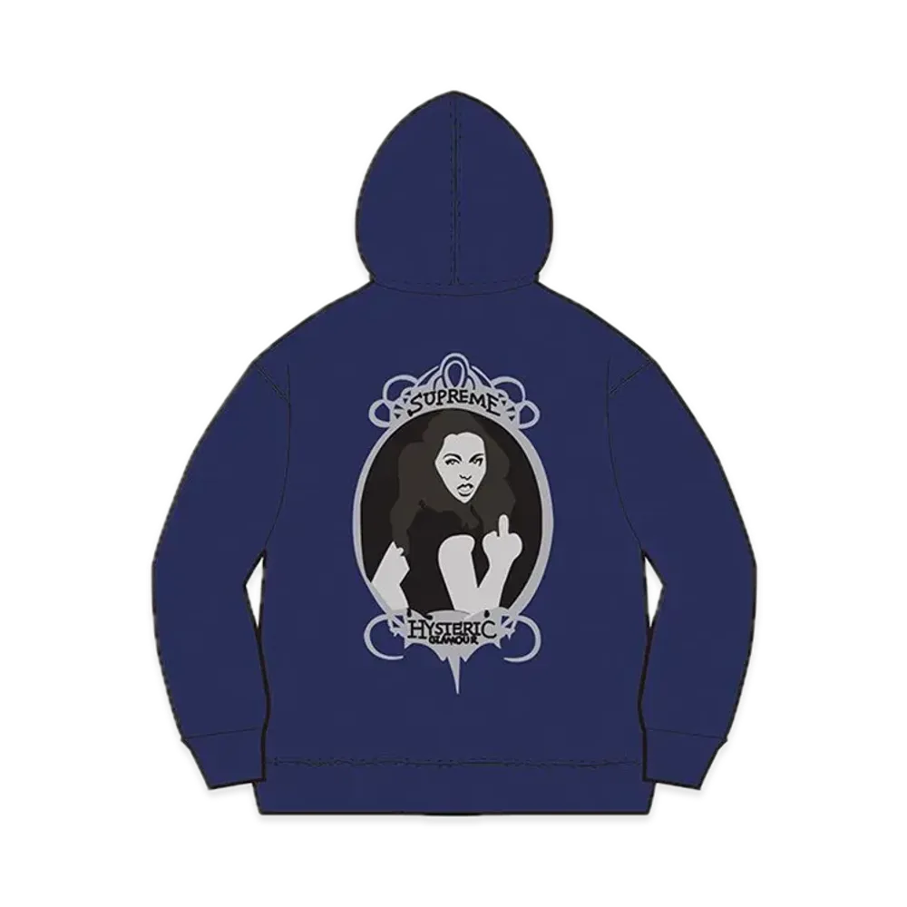 Supreme x HYSTERIC GLAMOUR Zip Up Hooded Sweatshirt "Purple"