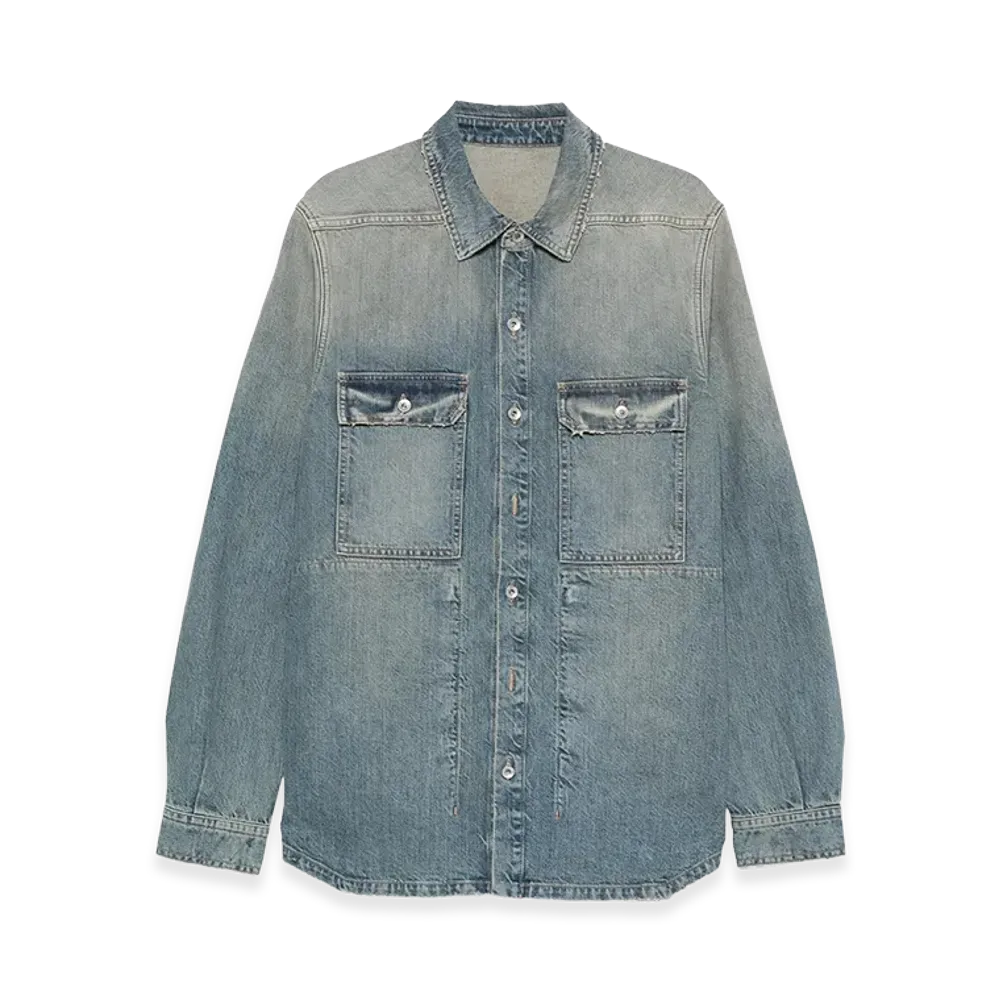 Rick Owens DRKSHDW 'outershirt' Jacket "Blue"