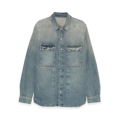 Rick Owens DRKSHDW 'outershirt' Jacket "Blue"