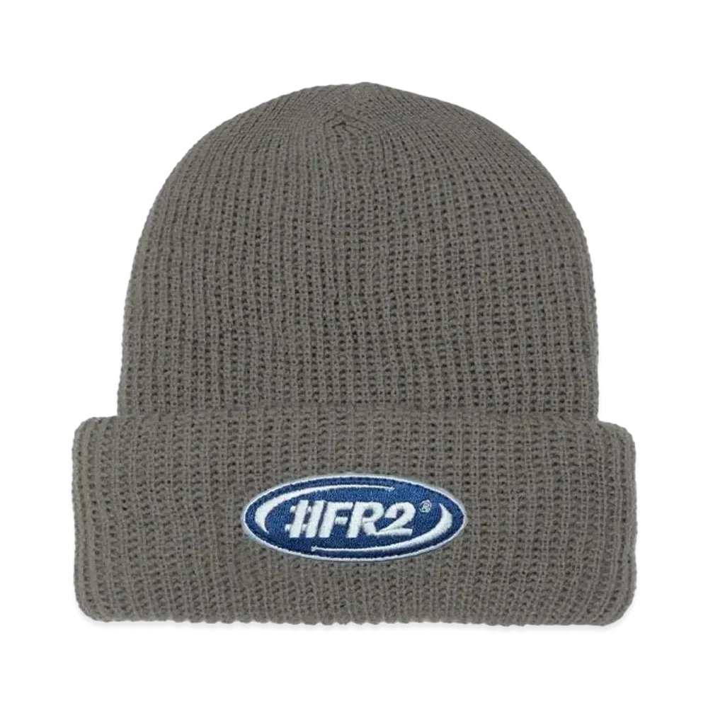 FR2 Oval Logo Embroidery Beanie "Gray"