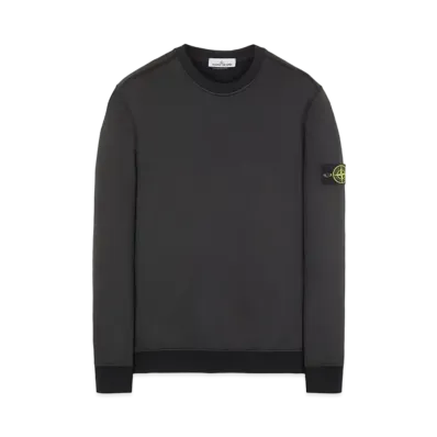 Stone Island 63547 COTTON NYLON FLEECE "Black"