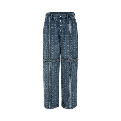 THUG CLUB MCM TC Zip Denim Pants "Blue"