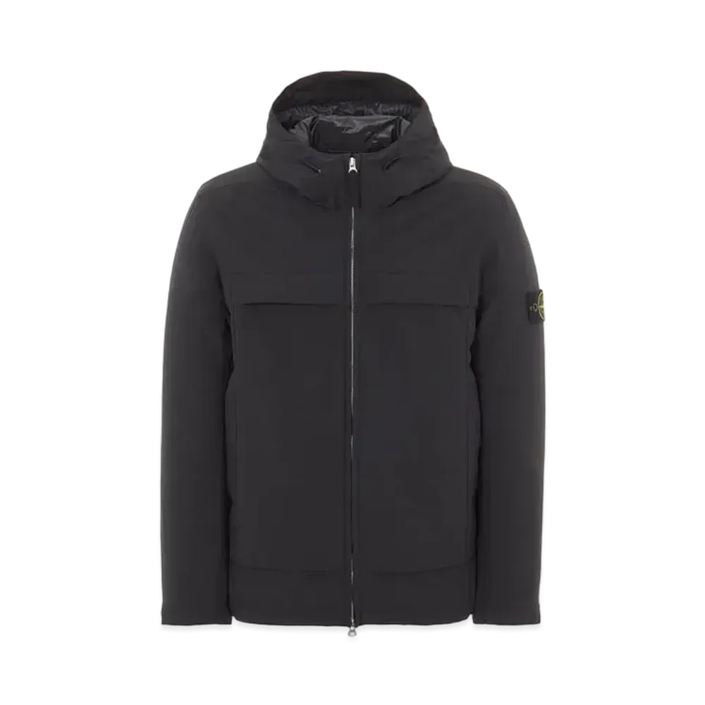 Stone Island 41427 SOFT SHELL-R E.DYE TECHNOLOGY WITH PRIMALOFT INSULATION TECHNOLOGY "Black"