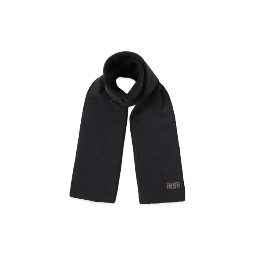 BEAMS Boa Quilt Muffler "Black"