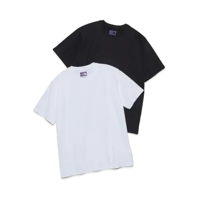 The North Face PURPLE LABEL Pack Field Tee "White x Black"