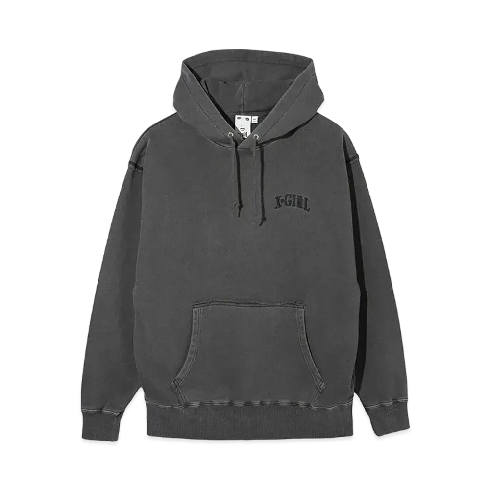 X-Girl Distressed Sweat Hoodie "Black"