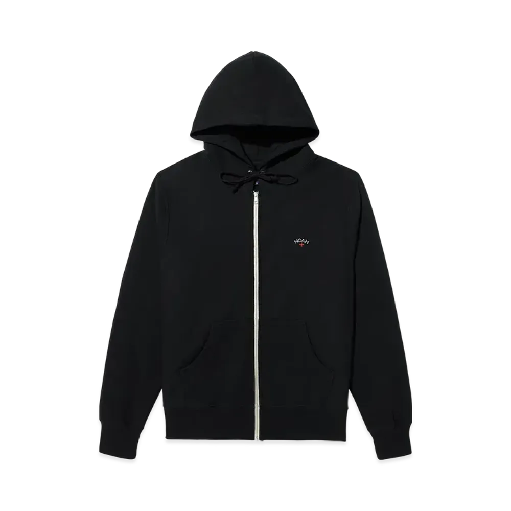 Noah Classic Lightweight Zip-Up Hoodie "Black"