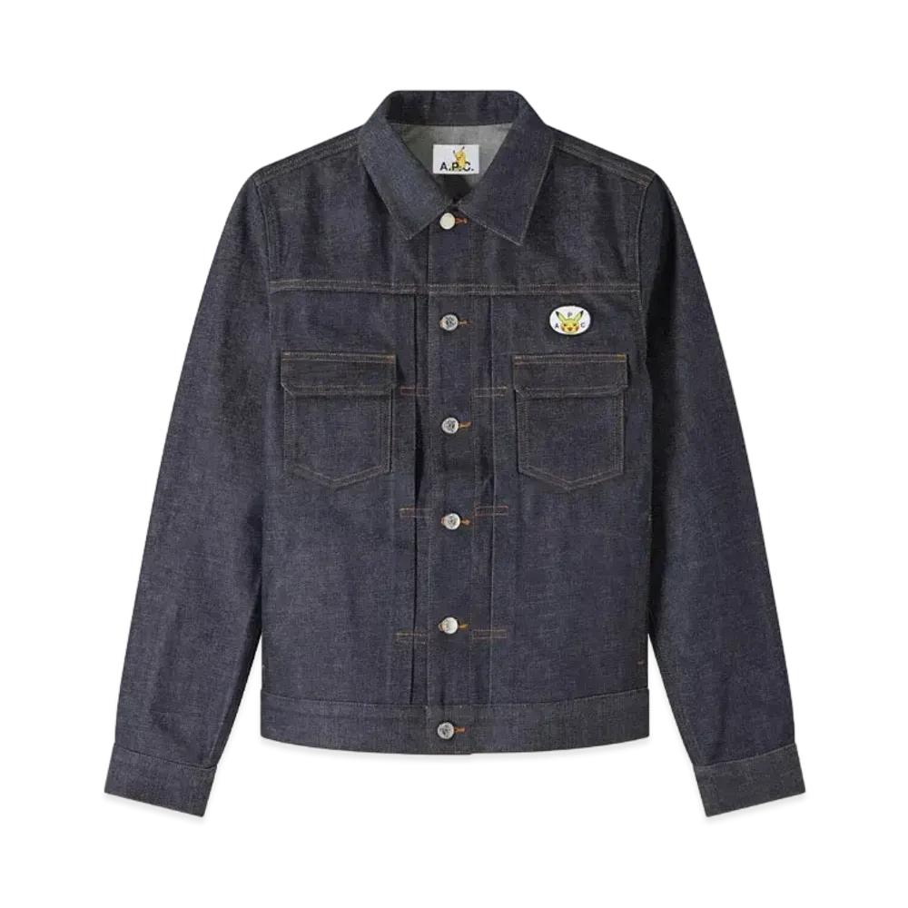 A.P.C. x Pokemon Denim Jacket "Indigo"