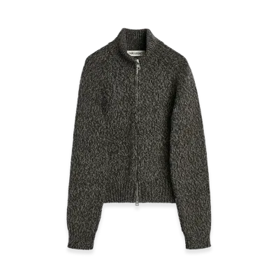 OUR LEGACY Women's Flight Zip Cardigan "Stately Low Twist Merino"