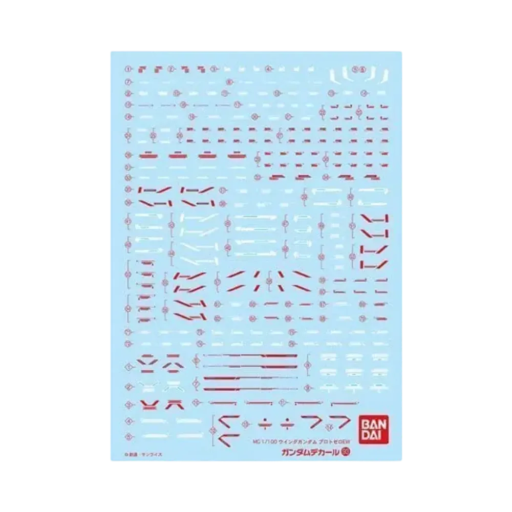Gundam Decal No.93 MG 1/100 Wing Gundam Proto Zero EW