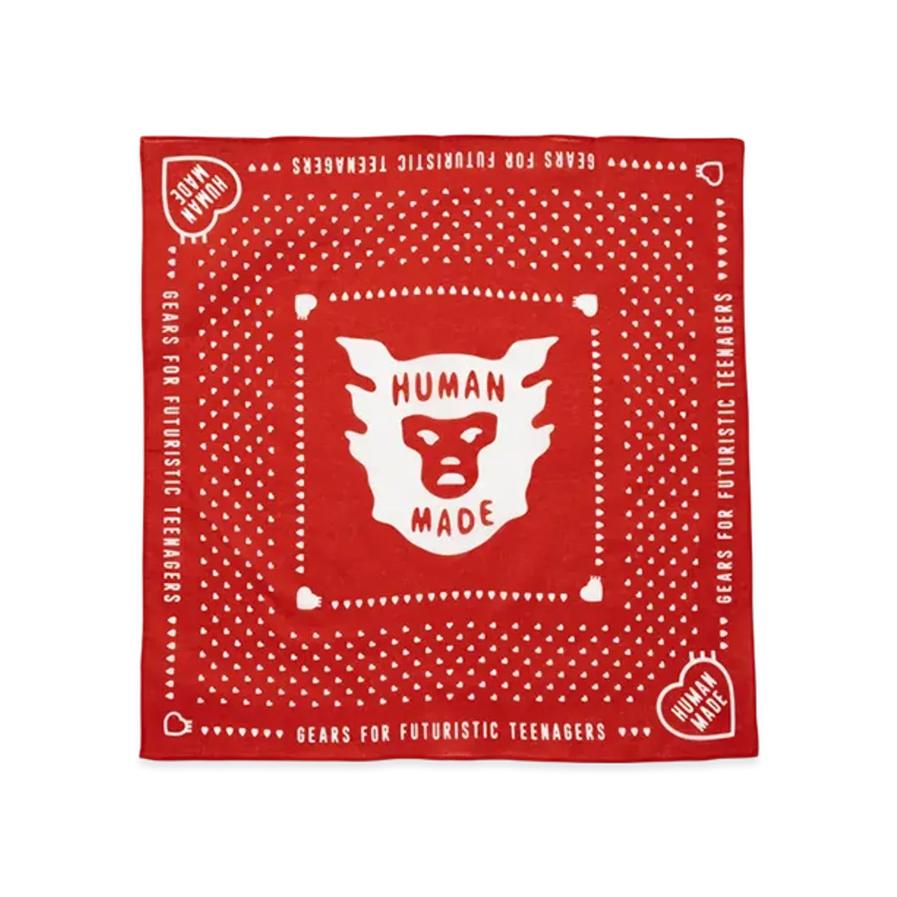 HUMAN MADE Bandana "Red"