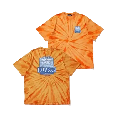 XLARGE x KEVIN LYONS S/S Box Logo Tee "Orange"
