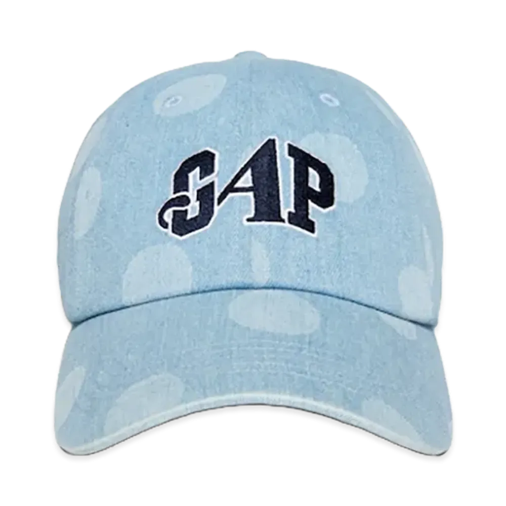 Gap x Awake NY Dot Denim Baseball Cap "Medium Wash"