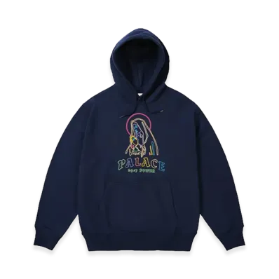PALACE Pray For Us Hood "Navy"