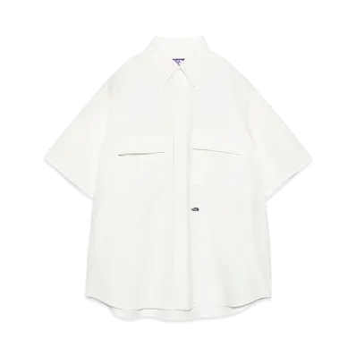 The North Face PURPLE LABEL Button Down Field S/S Shirt "White"