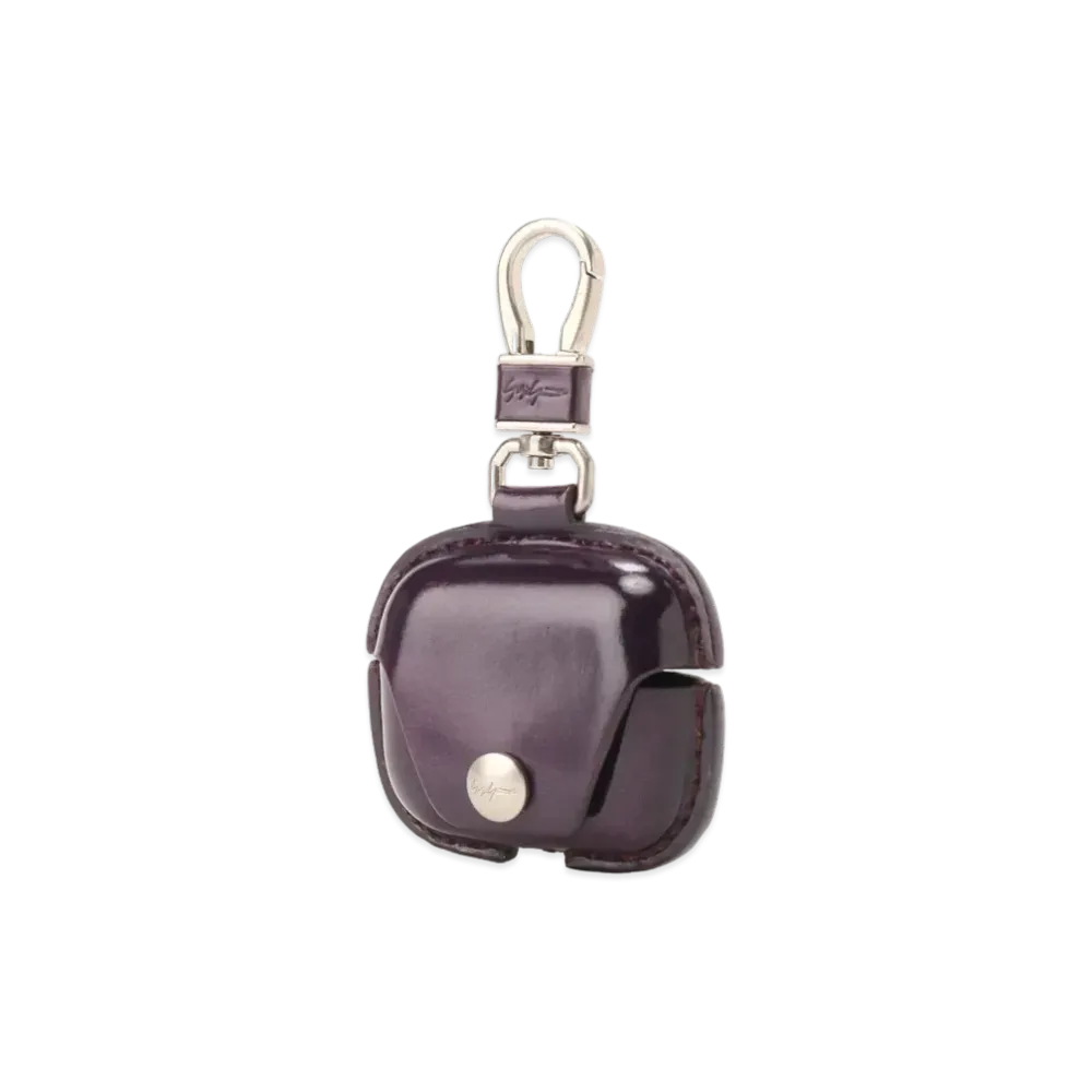 Yohji Yamamoto Pour Homme ITALIAN TANNED LEATHER AIRPODS PRO CASE "Black"
