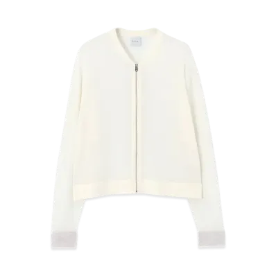 Paul Smith Women's Sheer Knit Blouson "OffWhite"