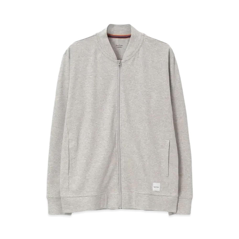 Paul Smith Stretch Smooth Zip-Up Blouson "Gray"