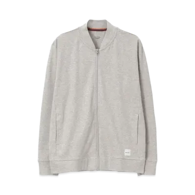 Paul Smith Stretch Smooth Zip-Up Blouson "Gray"
