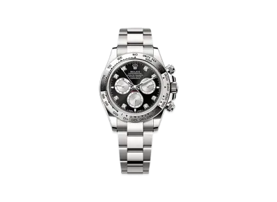 ROLEX Cosmograph Daytona 40mm White Gold 126509 "Bright Black/Steel"