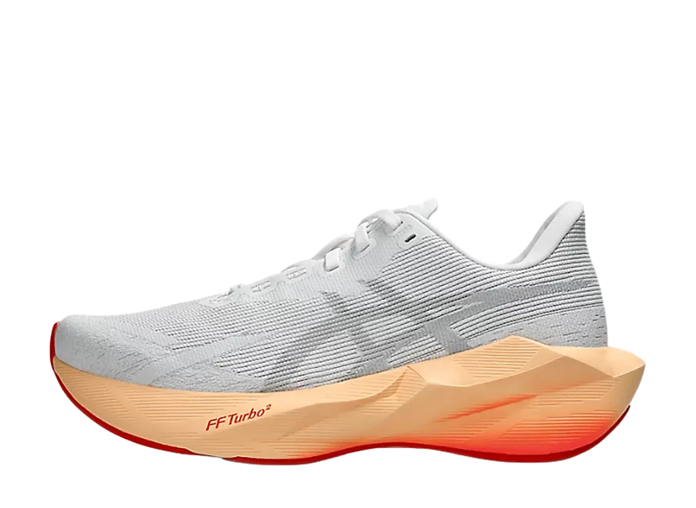 Asics Novablast 6 "White/Vivid Coral"